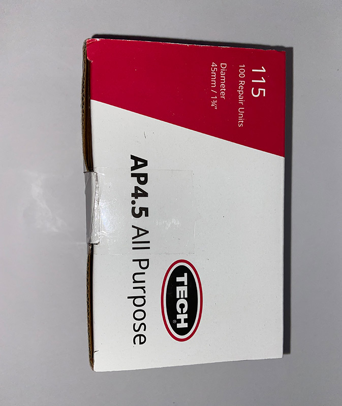 Tech 115 Square All purpose - 45mm patch