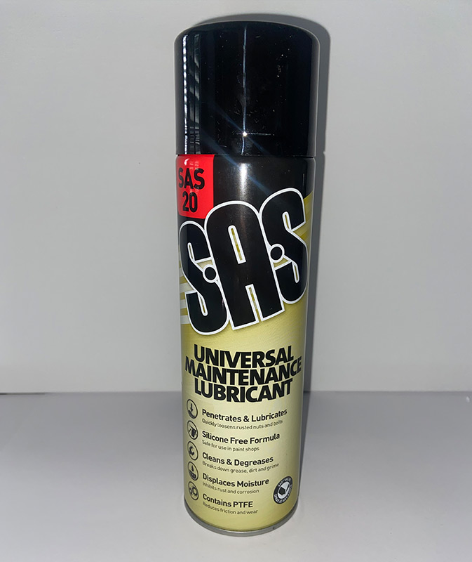 SAS 20 500ml Maintenance Lubricant Aerosol 